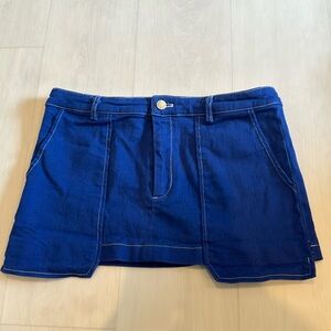 BY.DYLN Revolve mini skirt in Cobalt